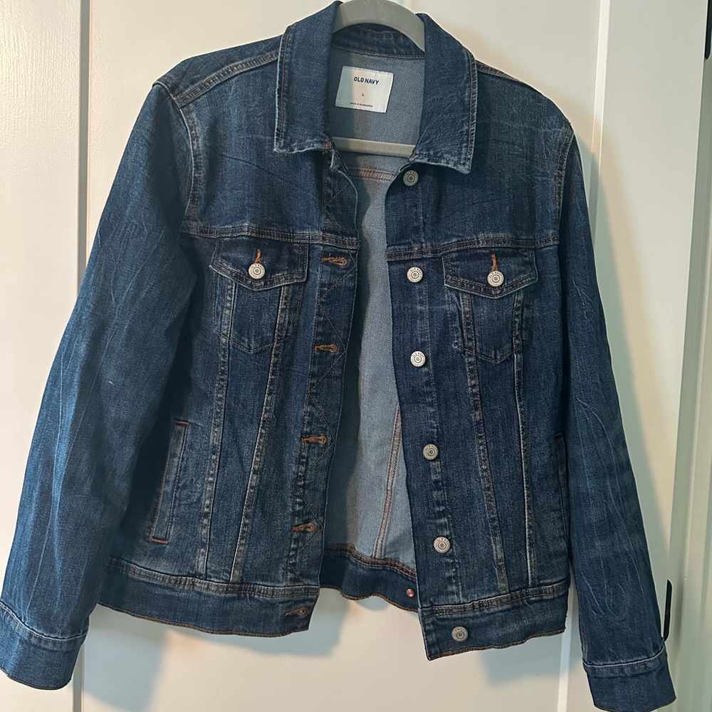 Old Navy Dark Blue Jean Jacket